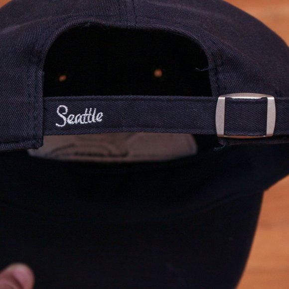 Seattle Seahawks 47 Brand Dark Blue Women's Hat with Embroidered Sequin Logo - Picture 9 of 9